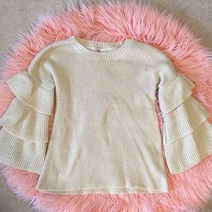 Bell sleeved sweater
